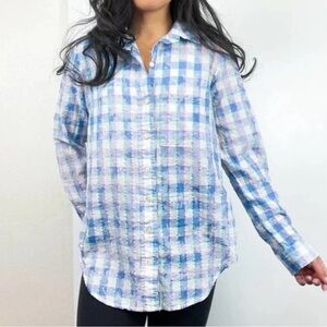 Anthropologie Pilcro Letterpress Cate Tie Dye Shirt XS